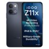 iQOO Z11x 5G (Titan Black, 6GB RAM, 128 GB Storage) | Dimensity 7400-Turbo Processor | 7200 mAh Battery | 4K Video Recording Front & Back | IP68 & IP69+ | Powered by OriginOS 6