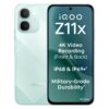 iQOO Z11x 5G (Prismatic Green, 8GB RAM, 256 GB Storage) | Dimensity 7400-Turbo Processor | 7200 mAh Battery | 4K Video Recording Front & Back | IP68 & IP69+ | Powered by OriginOS 6